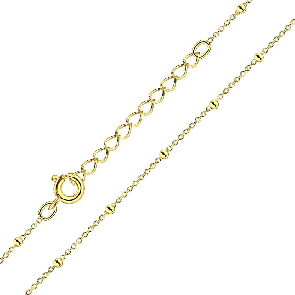 14k Gold Silver Necklace
